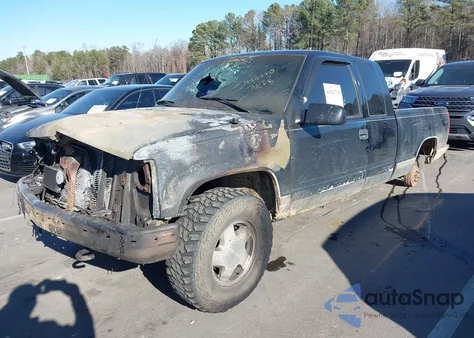 1997 Chevrolet K1500 Fleetside z USA, uszkodzony, nr VIN 2GCEK19R5V1211956